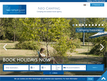 Tablet Screenshot of neo-camping.com